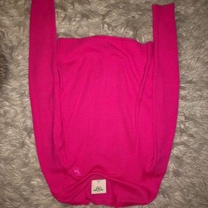Abercrombie and Fitch hot pink sweater